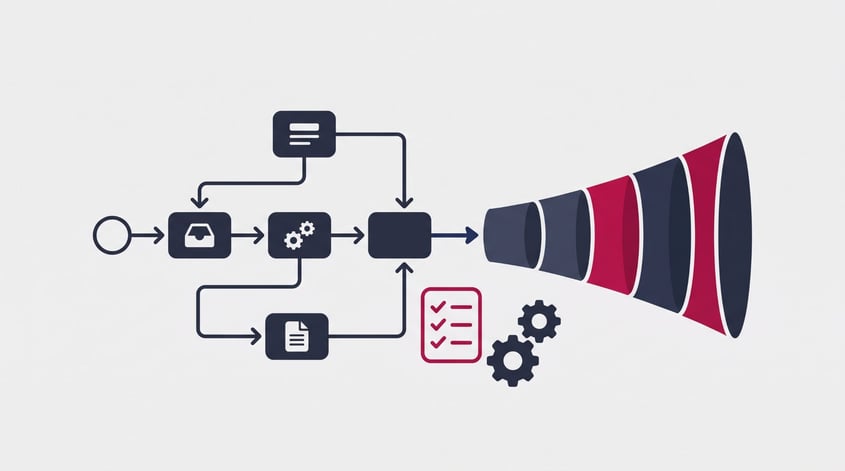 IBF HubSpot implementation support workflow and pipeline icons
