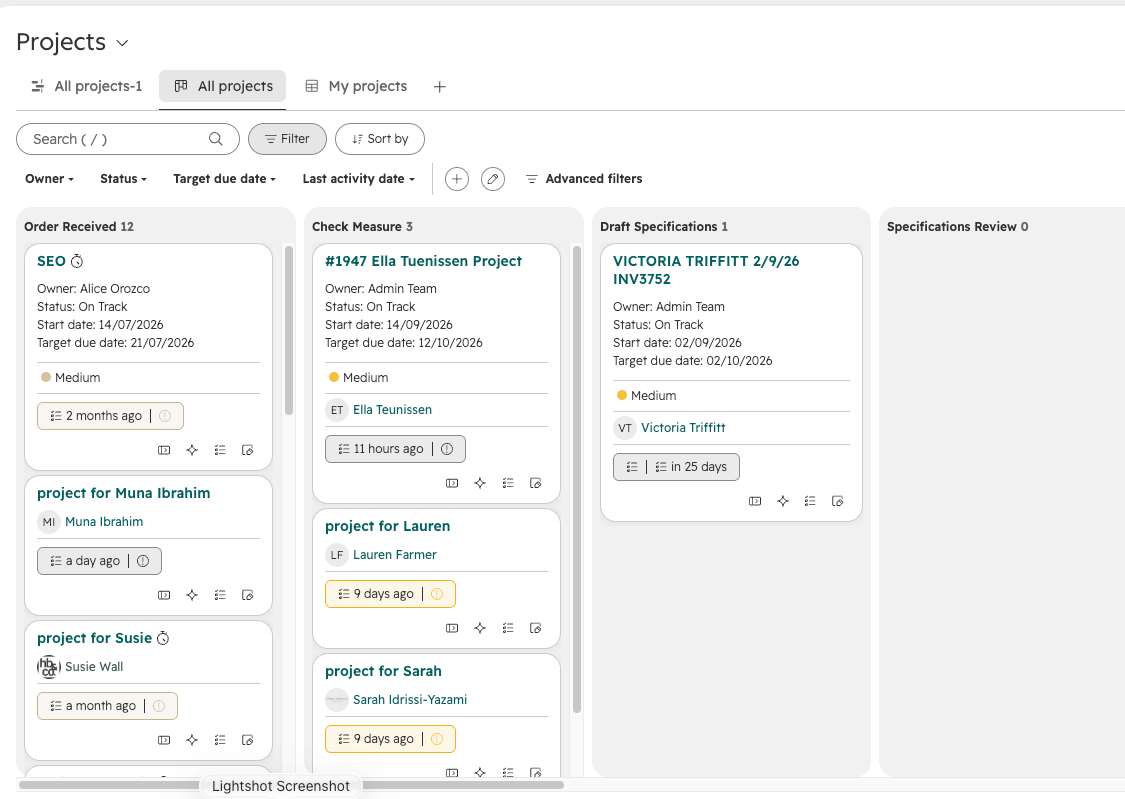 IBF internal project