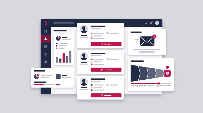 HubSpot for startups CRM dashboard showing contacts and sales pipeline