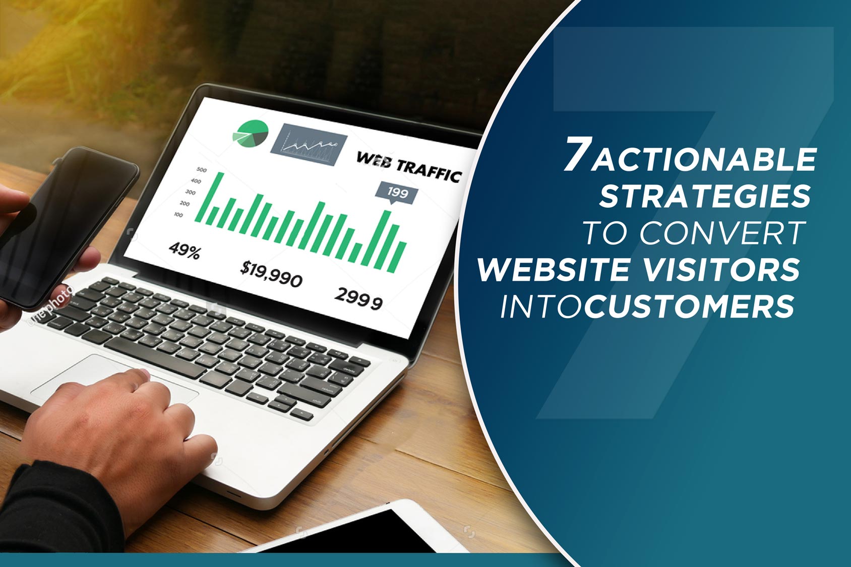 7 ACTIONABLE STRATEGIES TO CONVERT WEBSITE VISITORS INTO CUSTOMERS